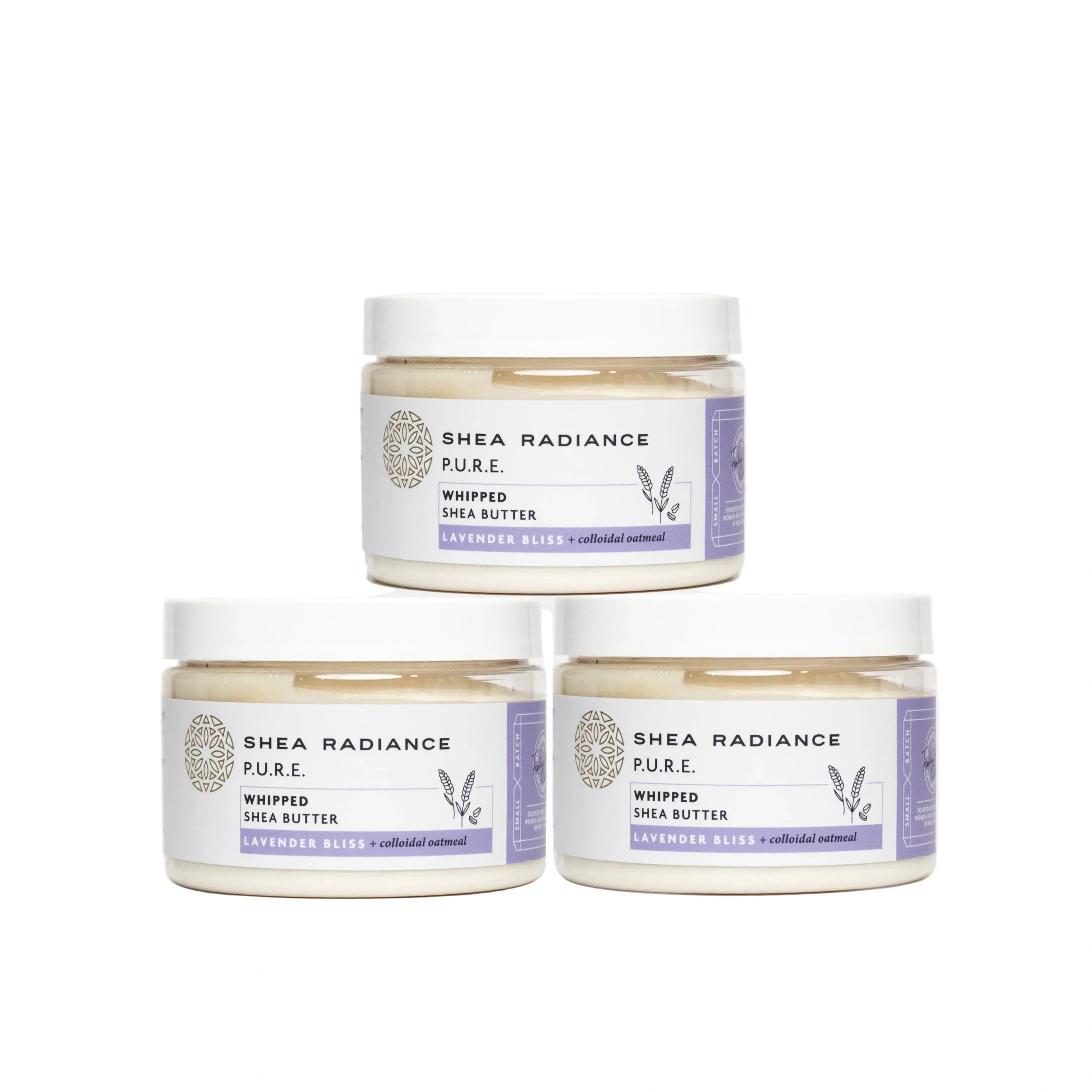 Whipped Shea Body Butter with Colloidal Oatmeal | For Dry, Sensitive and Eczema-Prone Skin